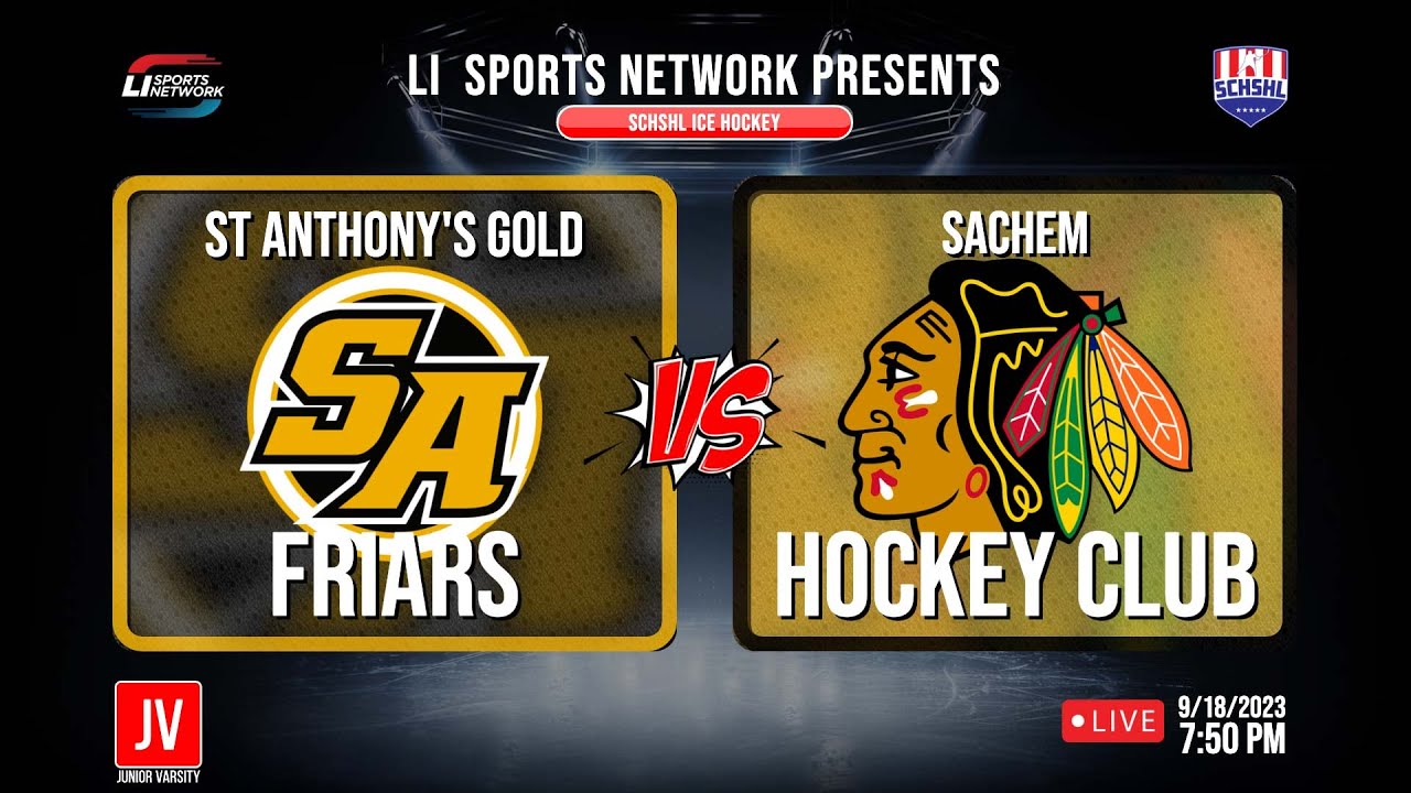 Featured image for “SCHSHL JV Hockey | St Anthony Gold vs Sachem”