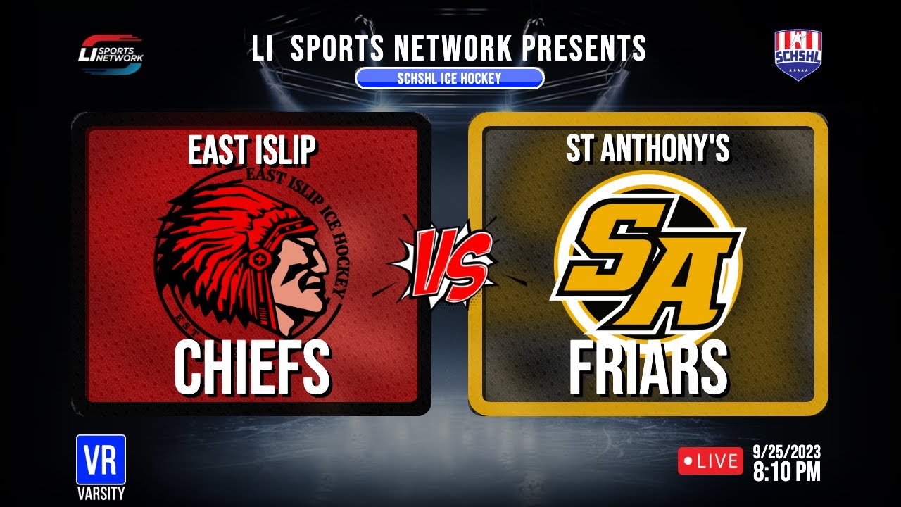 Featured image for “SCHSHL Varsity Hockey | East Islip vs St Anthony’s”
