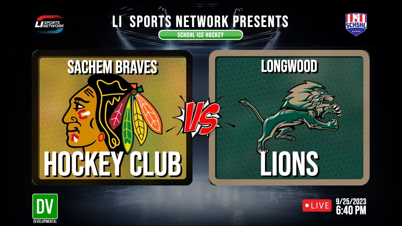 Featured image for “SCHSHL Developmental Hockey | Sachem Braves vs Longwood”